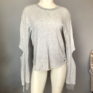 N:philanthropy elbow cutout sweatshirt